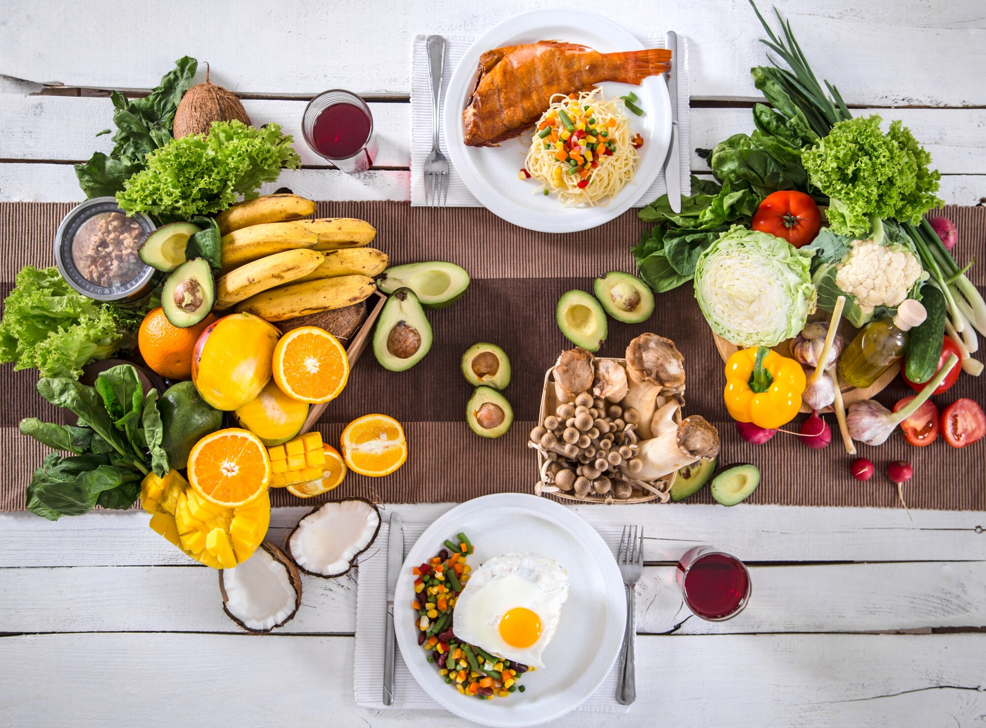 Makanan bergizi seimbang